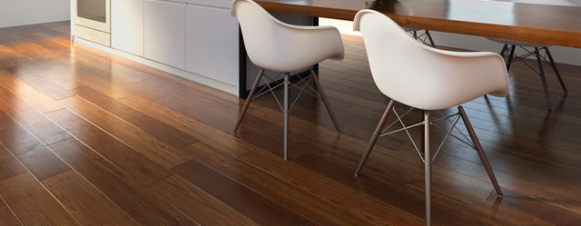 Installed wood floor Anaheim